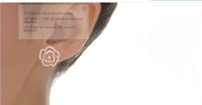 1/3 CT. T.W. DurchMeinnt Rose Zucht OhrRinge in 14K Rose Gold