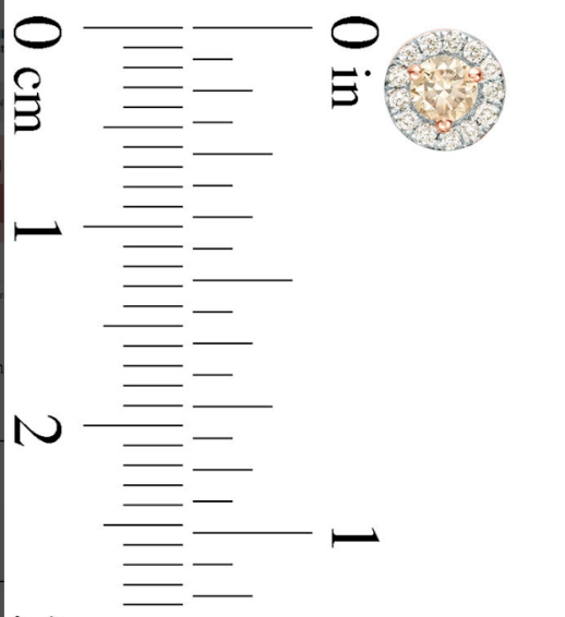 1/2 CT. T.W. Sekt DurchMeinnt Rahmen Zucht OhrRinge in 14K Rose Gold