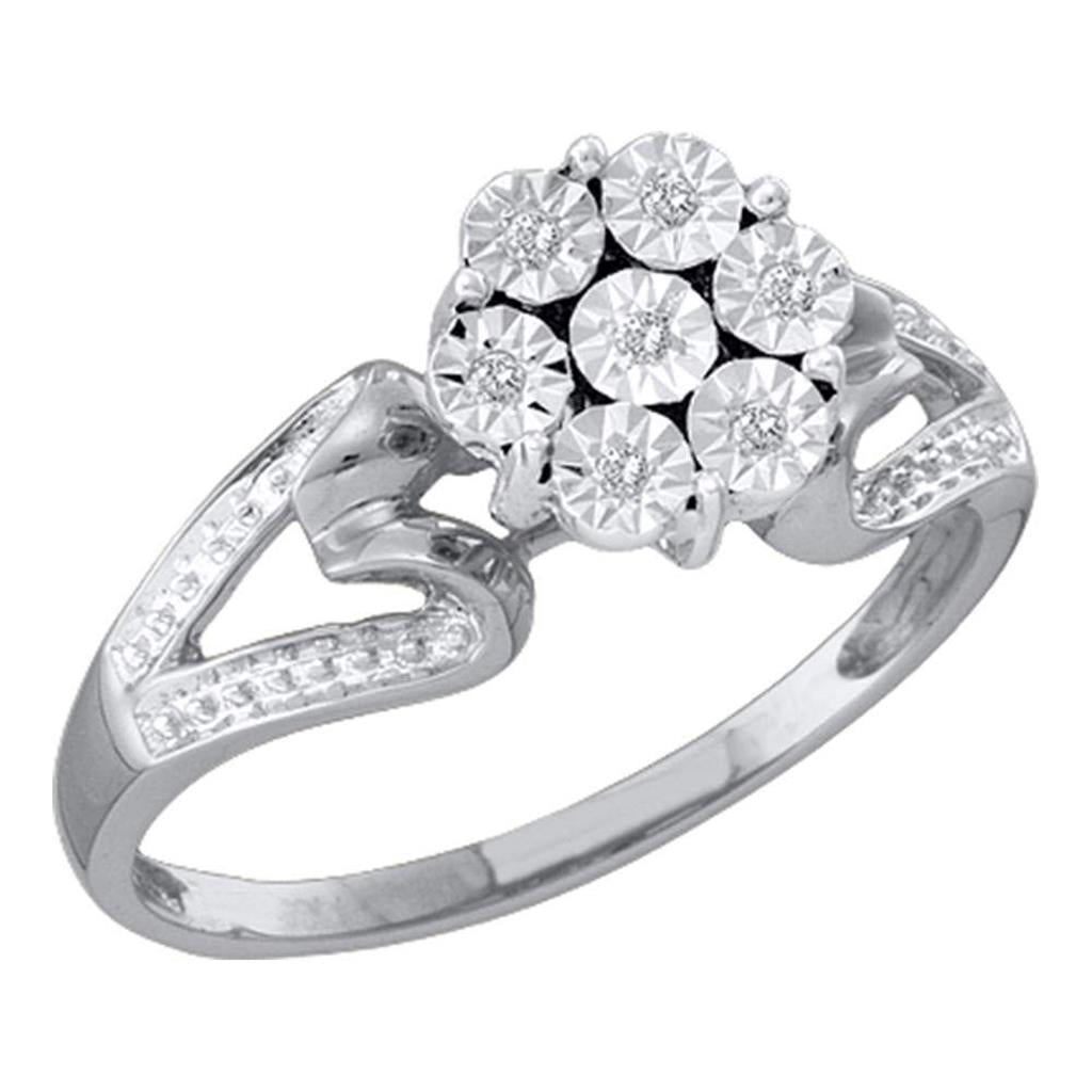 1/20CT-DurchMeinnt BLUME RING