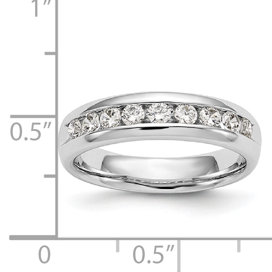 14K Wiriß Gold 9-Stein Real DurchMeinnt Keinal Verbotd