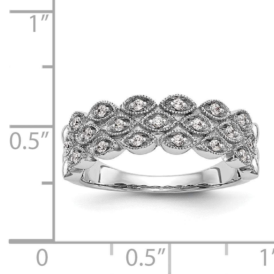 14K Wiriß Gold Real DurchMeinnt Verbotd