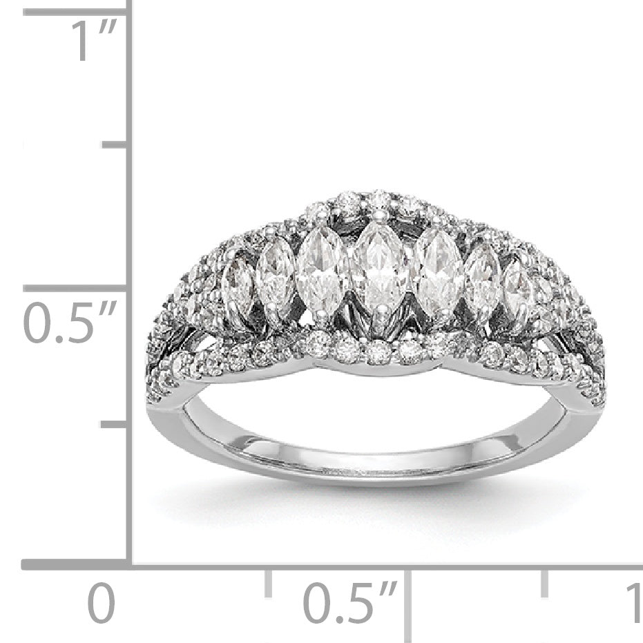 14K Wiriß Gold Real DurchMeinnt Verbotd