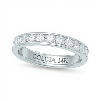 1,5 ct. Gesamtgewicht Diamant Memoire-Ring in 14K Weißgold (H/SI2)