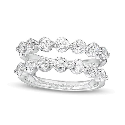 2.0 ct. Gesamtgewicht Labordiamant Solitär-Ring aus 14K Weißgold (F/VS2)