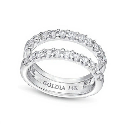 1.0 ct. Gesamtgewicht Diamant-Solitär-Enhancer in 14K Weißgold