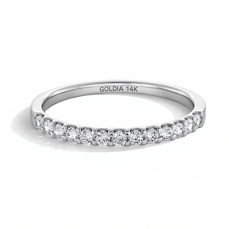 0,25 ct. Gesamtgewicht Diamant-Ring in 14K Weißgold (I/SI2)