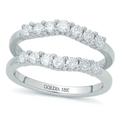 Celebration Lux® Diamant Solitär-Enhancer 0,75 ct. Gesamtgewicht in 18K Weißgold, für Damen (I/SI2)