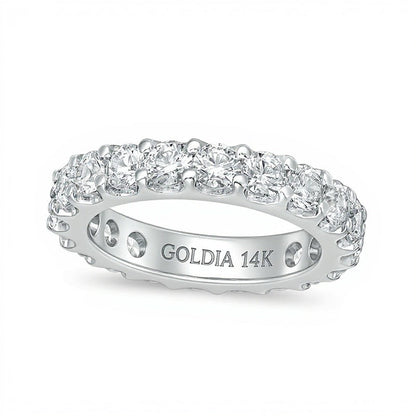 3.0 ct. Gesamtgewicht Diamant Memoire-Ring in 14K Weißgold (H/SI2)