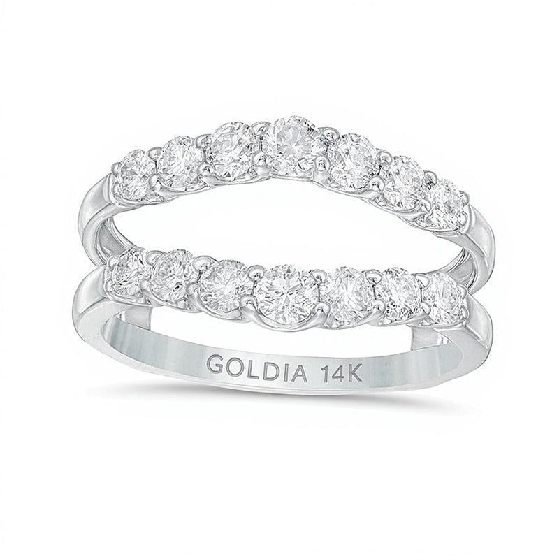 1.0 ct. Gesamtgewicht Diamant-Solitär-Enhancer in 14K Weißgold