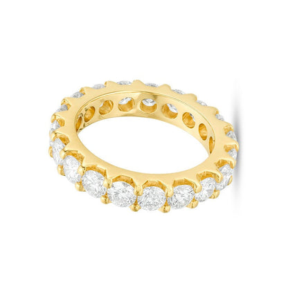 3.0 ct. Gesamtgewicht Diamant Memoire-Ring in 14K Gelbgold (H/SI2)