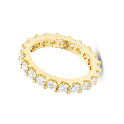 2.0 ct. Gesamtgewicht Diamant Memoire-Ring in 14K Gelbgold (H/SI2)