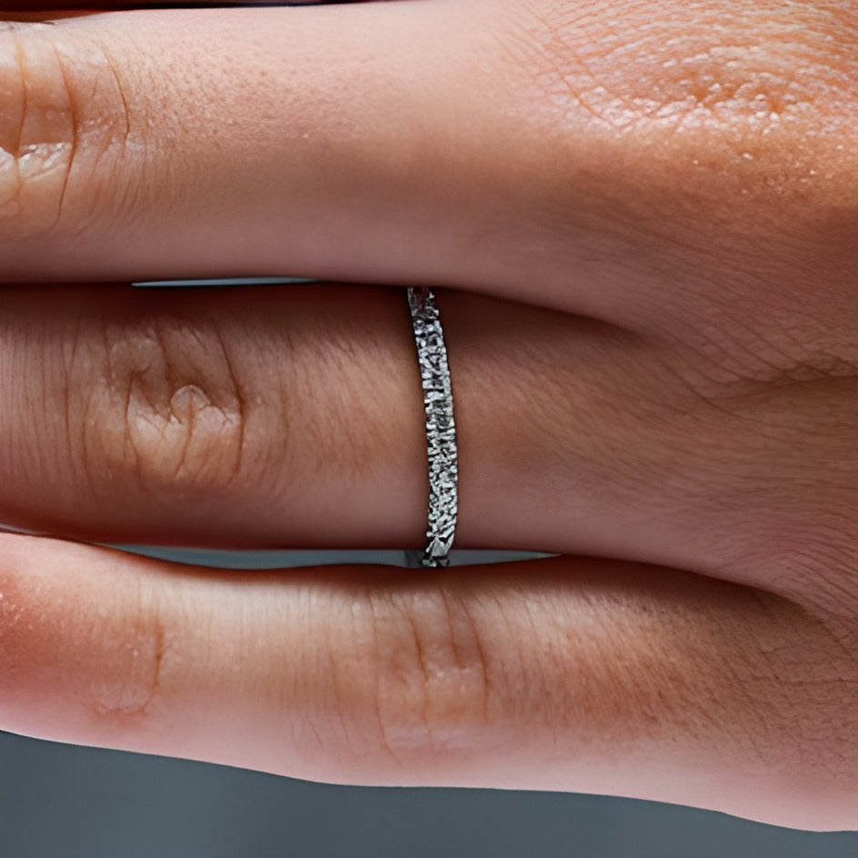 0,33 ct. Gesamtgewicht Labordiamant Ring in Platin (D/IF)