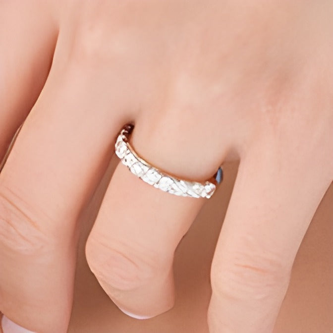 1.0 CT. TW Diamant-Ring in 14K Weißgold (I/SI2)