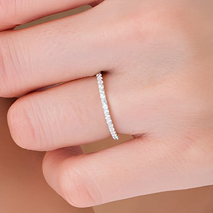 0.25 ct. Gesamtgewicht Diamant Ehering in 10K Weißgold