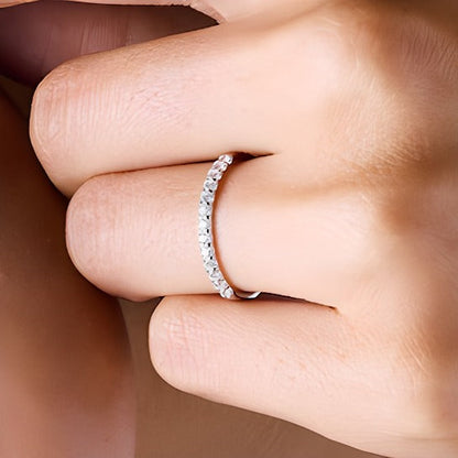 0,25 ct. Gesamtgewicht Diamant-Ring in 14K Weißgold (I/SI2)