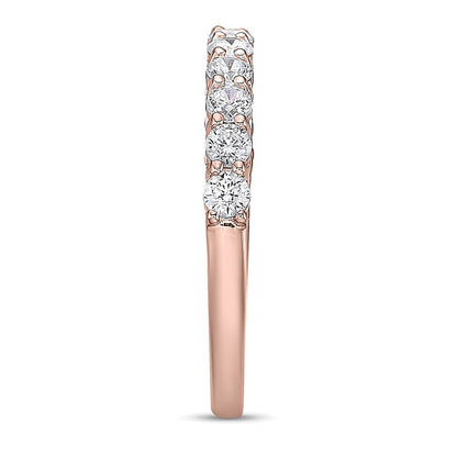 0.75 CT. Gesamtgewicht Diamant-Ring mit elf Steinen in 10K Roségold (I/I2)