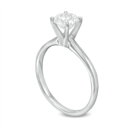 Diamant-Verlobungsring Solitär 1.5 CT. in 14K Weißgold (K/I3)