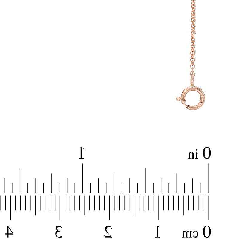 Diamant-Herz-Armband in 10K Roségold
