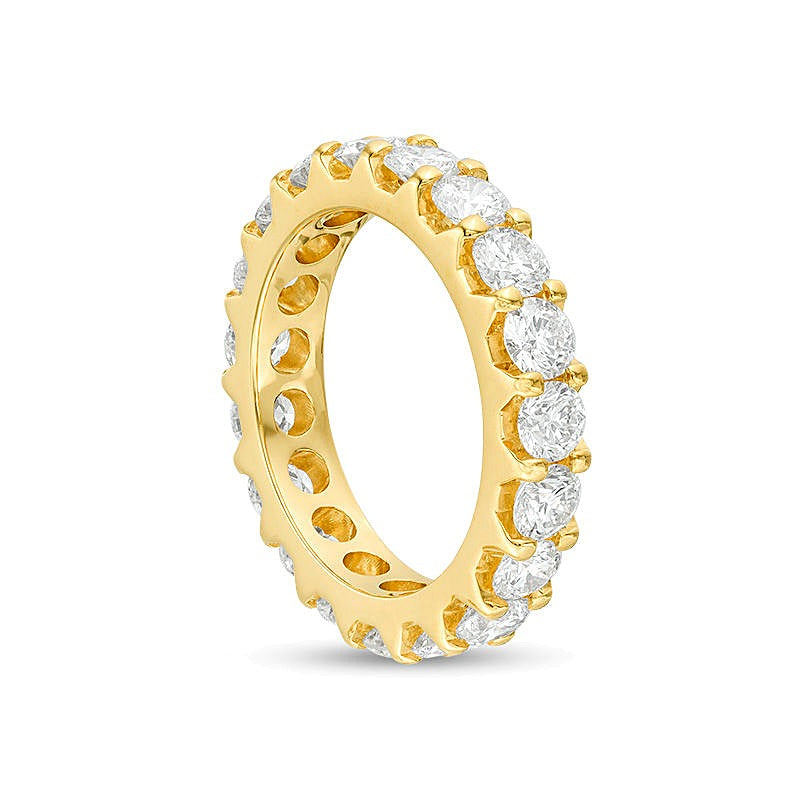 3.0 ct. Gesamtgewicht Diamant Memoire-Ring in 14K Gelbgold (H/SI2)
