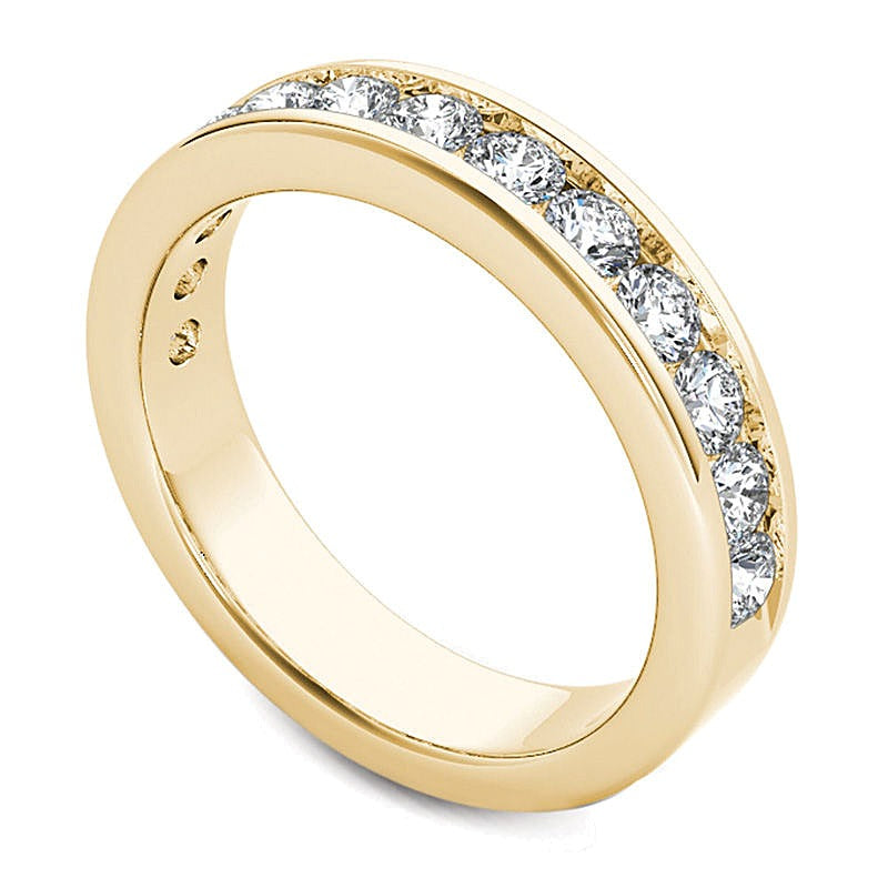 1.0 CT. TW Diamant-Ehering in 14K Gelbgold