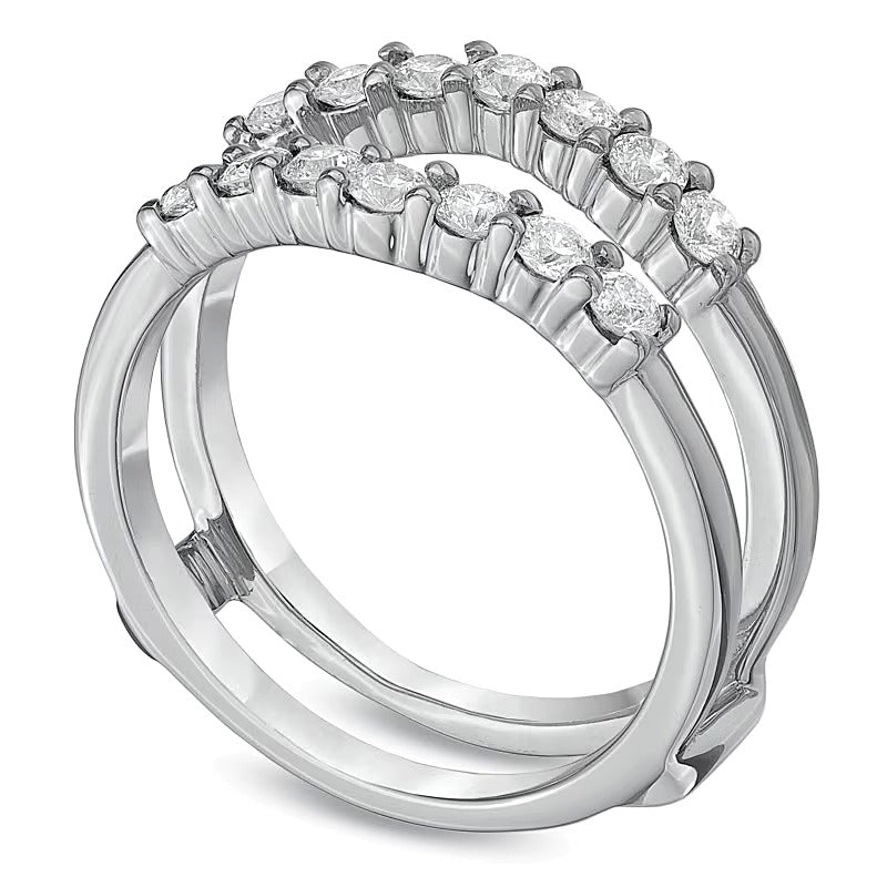 Celebration Lux® Diamant Solitär-Enhancer 0,75 ct. Gesamtgewicht in 18K Weißgold, für Damen (I/SI2)