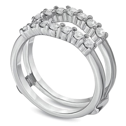 Celebration Lux® Diamant Solitär-Enhancer 0,75 ct. Gesamtgewicht in 18K Weißgold, für Damen (I/SI2)