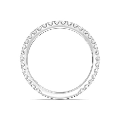 Enchanted Star Memoire-Ring mit Labordiamanten 0,5 ct. Gesamtgewicht in 14K Weißgold (F/VS2)