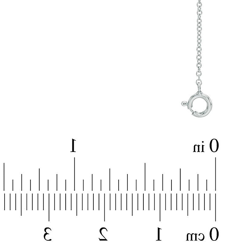 Herz-Armband mit Diamantbesatz in 10K Weißgold
