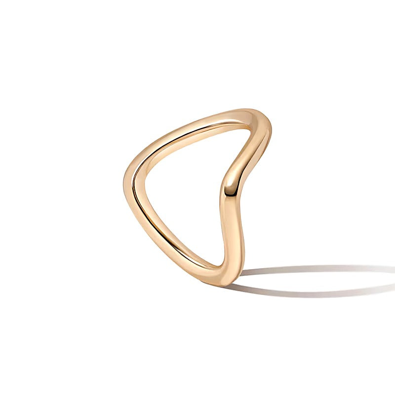 Zales x SHAHLA Zaha Dip Ring in 18K Gelbgold