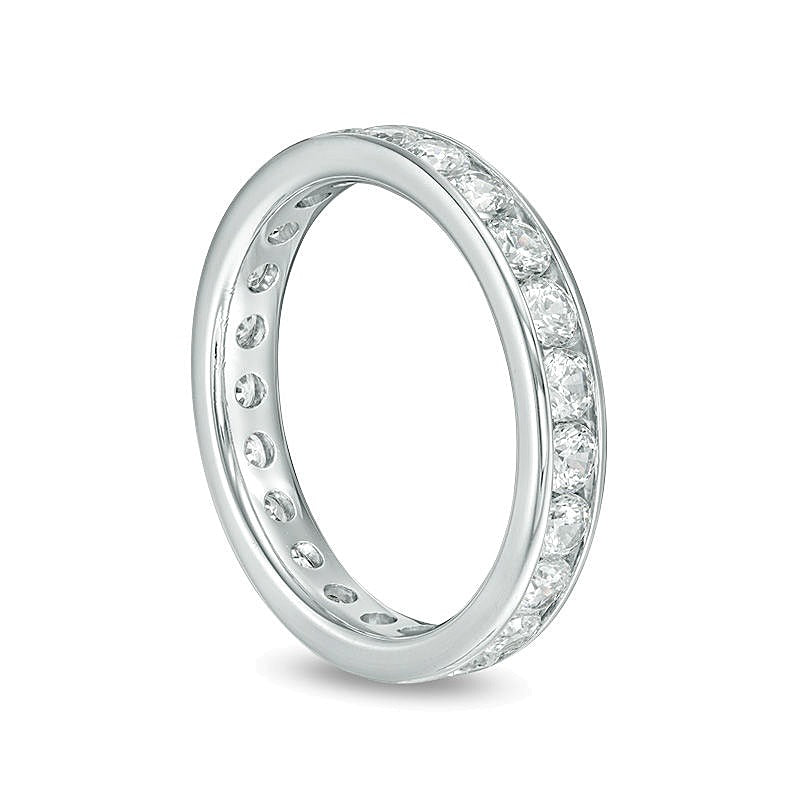 1,5 ct. Gesamtgewicht Diamant Memoire-Ring in 14K Weißgold (H/SI2)