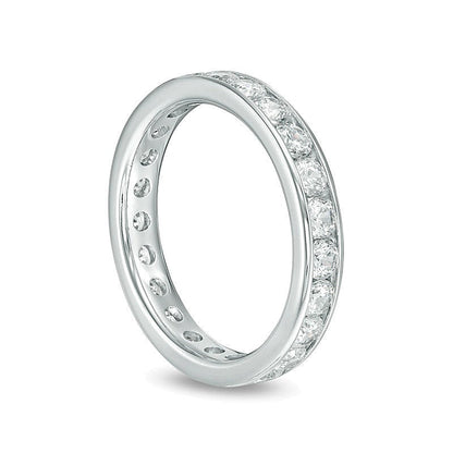 1,5 ct. Gesamtgewicht Diamant Memoire-Ring in 14K Weißgold (H/SI2)