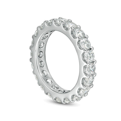 3.0 ct. Gesamtgewicht Diamant Memoire-Ring in 14K Weißgold (H/SI2)