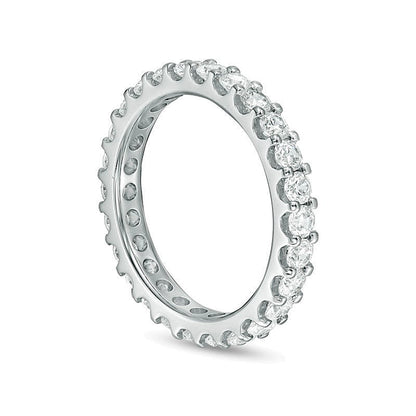 Memoire-Ring mit 1.5 CT. Gesamtgewicht Diamanten in 14K Weißgold (H/SI2)