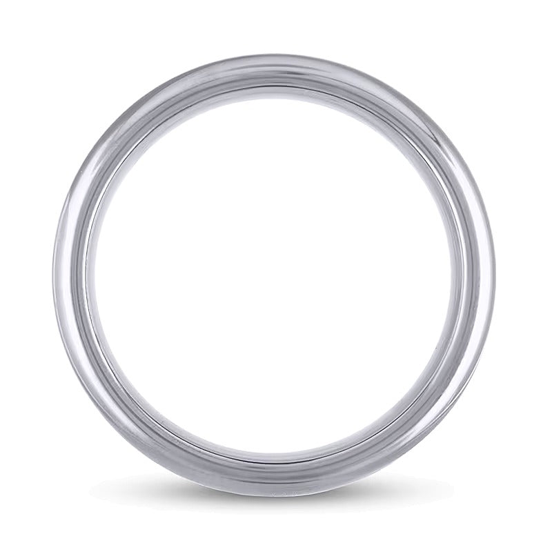 7,0mm Ring mit Mittelstreifen aus Tungsten und 10K Gelbgold