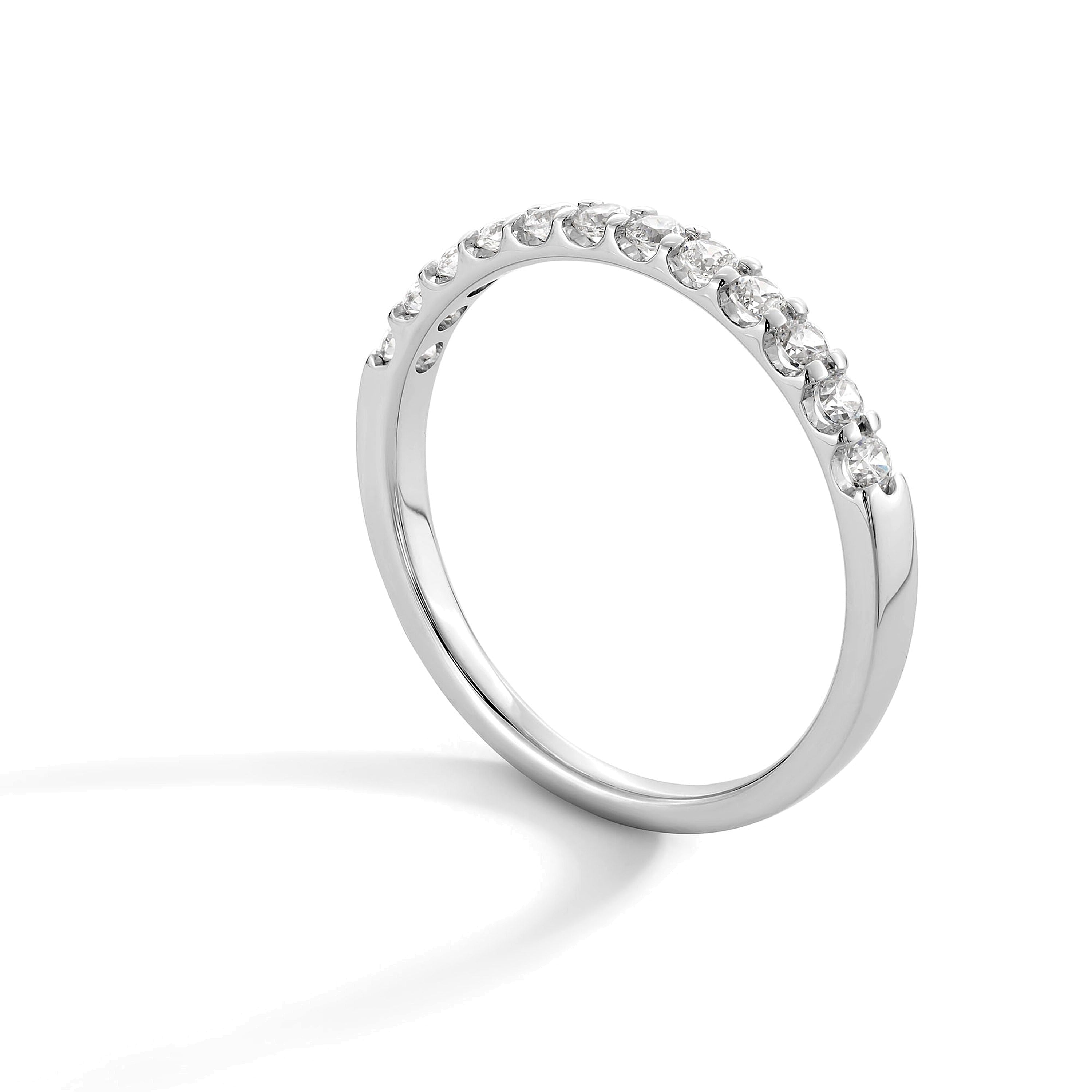 Diamant-Ring 0.33 ct. Gesamtgewicht in 18K Weißgold (F/I1)