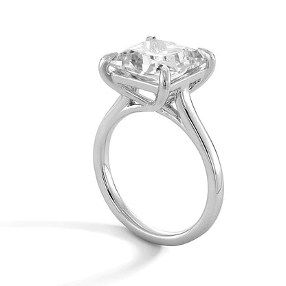 6.0 CT. Labordiamant-Solitär Verlobungsring im Princess-Schliff in 14K Weißgold (F/VS2)