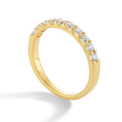 Ring mit Diamanten 0.5 ct. Gesamtgewicht in 18K Gelbgold (I/VS2)