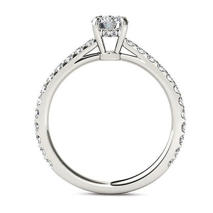 1.0 CT. TW Diamant-Verlobungsring in 14K Weißgold