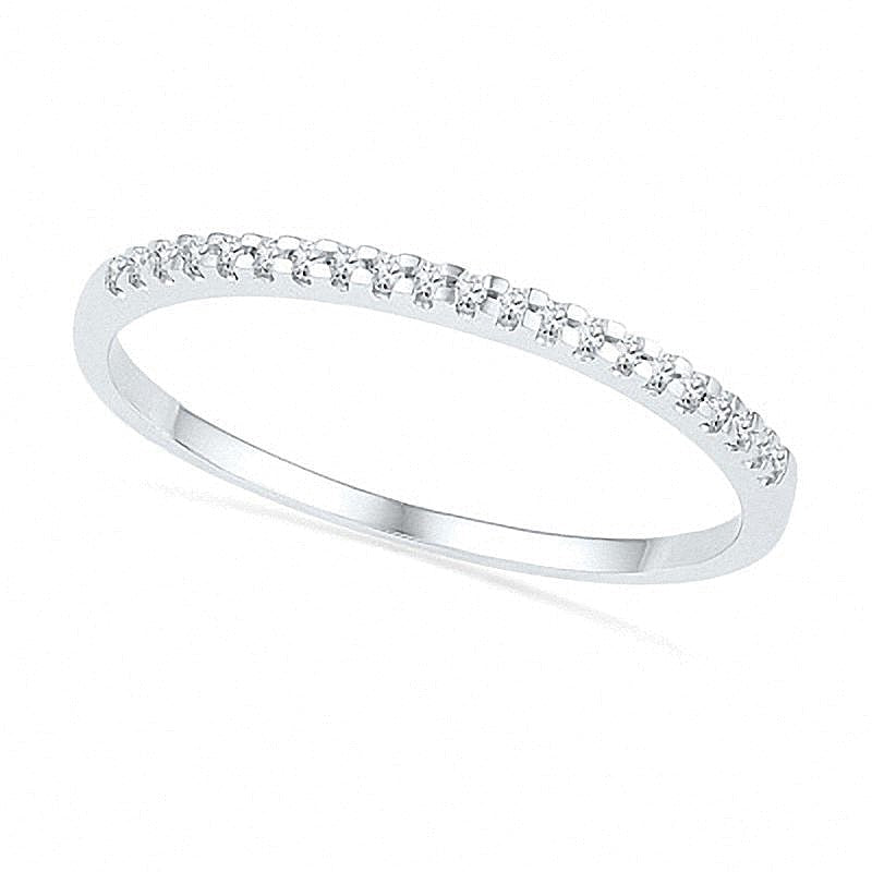 Brautset mit Diamanten 0.5 ct. Gesamtgewicht in 10K Weißgold