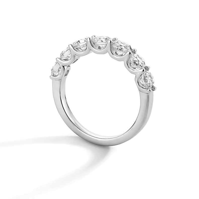 2.0 ct. Gesamtgewicht Memoire-Ring mit sieben Labordiamanten in 14K Gelbgold (I/SI2)