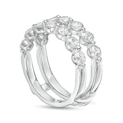 2.0 ct. Gesamtgewicht Labordiamant Solitär-Ring aus 14K Weißgold (F/VS2)