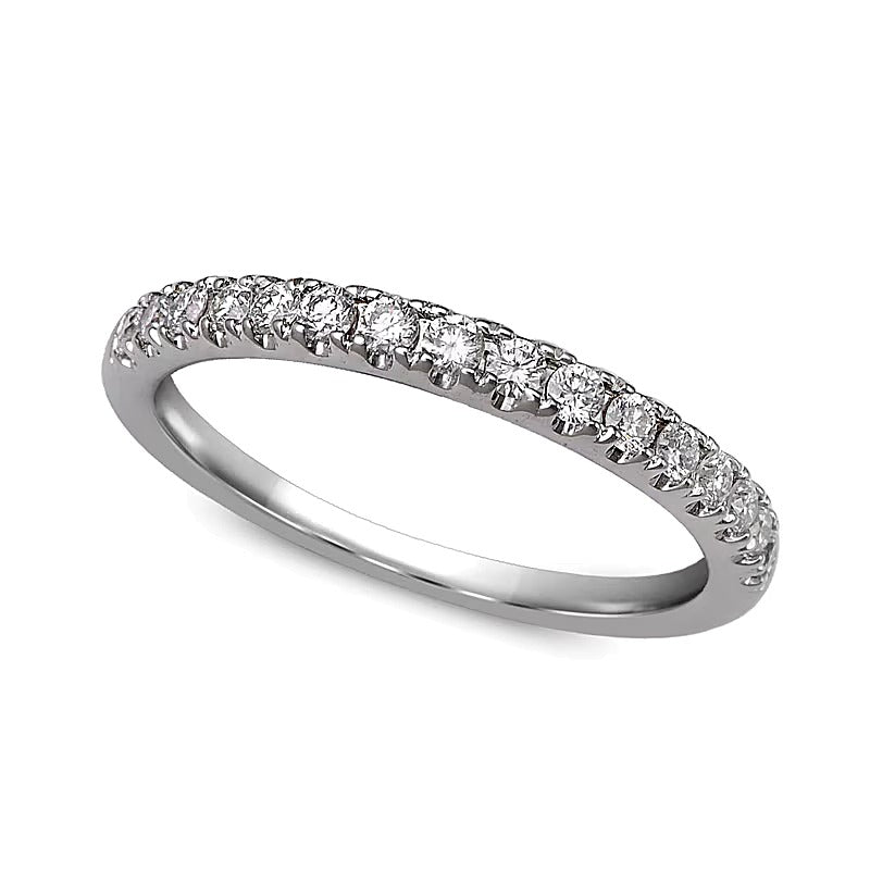 1.5 CT. Gesamtgewicht Braut-Set mit Diamanten im Radiant-Schliff in 14K Weißgold (I/I1)
