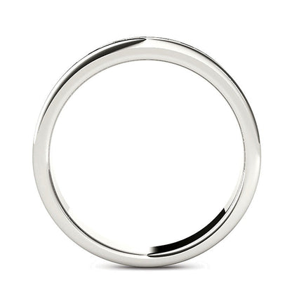Ehering mit 0.5 CT. Gesamtgewicht Diamanten im Rundschliff in 14K Weißgold