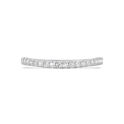 Enchanted Star Memoire-Ring mit Labordiamanten 0,5 ct. Gesamtgewicht in 14K Weißgold (F/VS2)