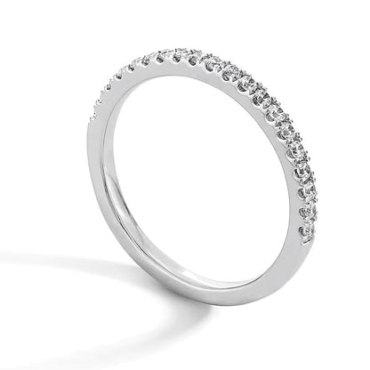 0,25 ct. Gesamtgewicht Labordiamant Ring in 14K Weißgold (F/SI2)