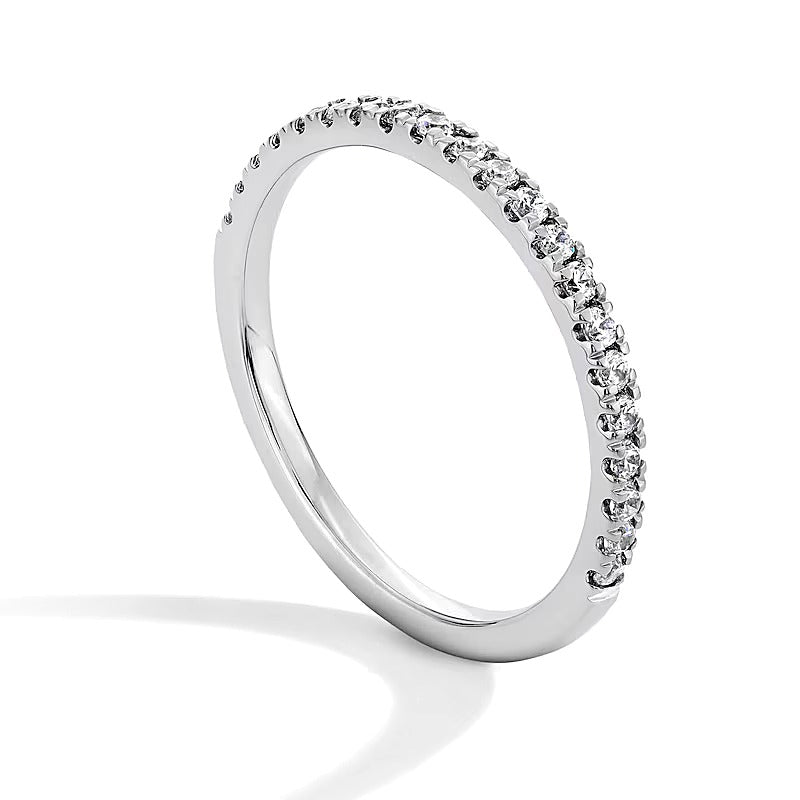 0.25 ct. Gesamtgewicht Labordiamant-Ring in 14K Weißgold (F/SI2)