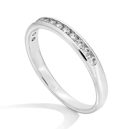 0.25 CT. Gesamtgewicht Diamant-Ring aus 14K Weißgold