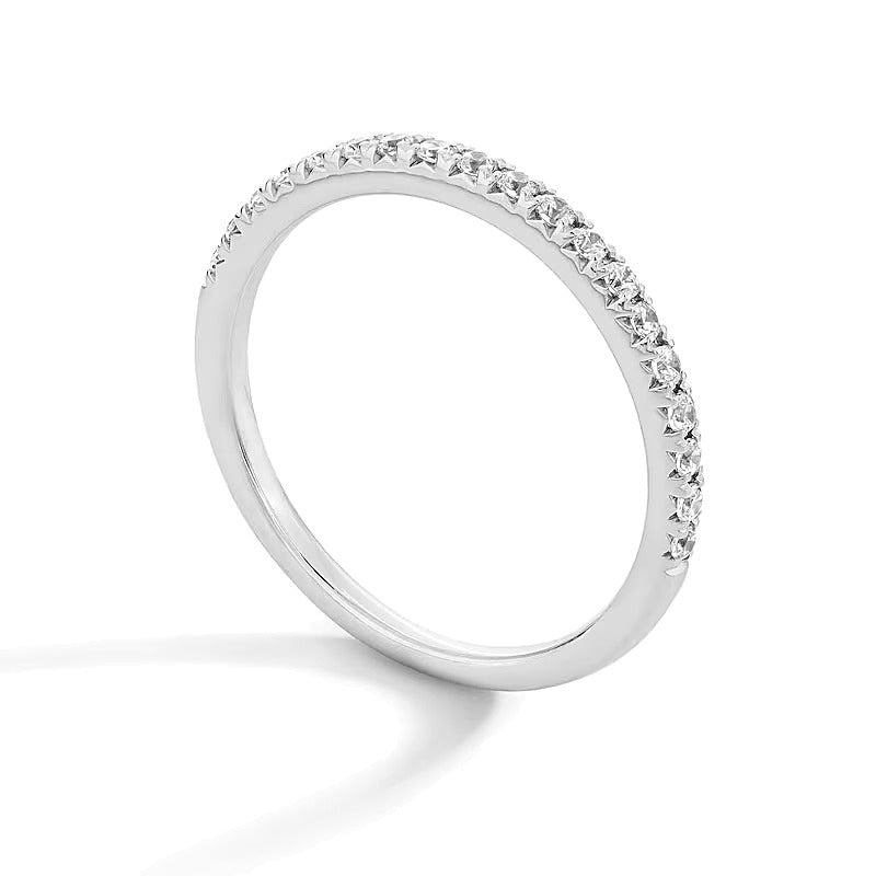 Ring mit Labordiamanten 0,25 ct. Gesamtgewicht in 14K Weißgold (F/VS2)