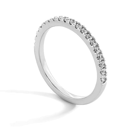 0.25 ct. Gesamtgewicht Labordiamant Ring in 14K Weißgold (F/SI2)