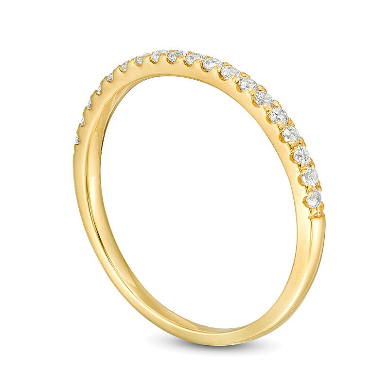 0.25 ct. Gesamtgewicht Diamant Ehering in 10K Gelbgold